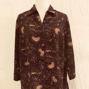 Donnkenny Button Down Shirt Size 1X Plus Size